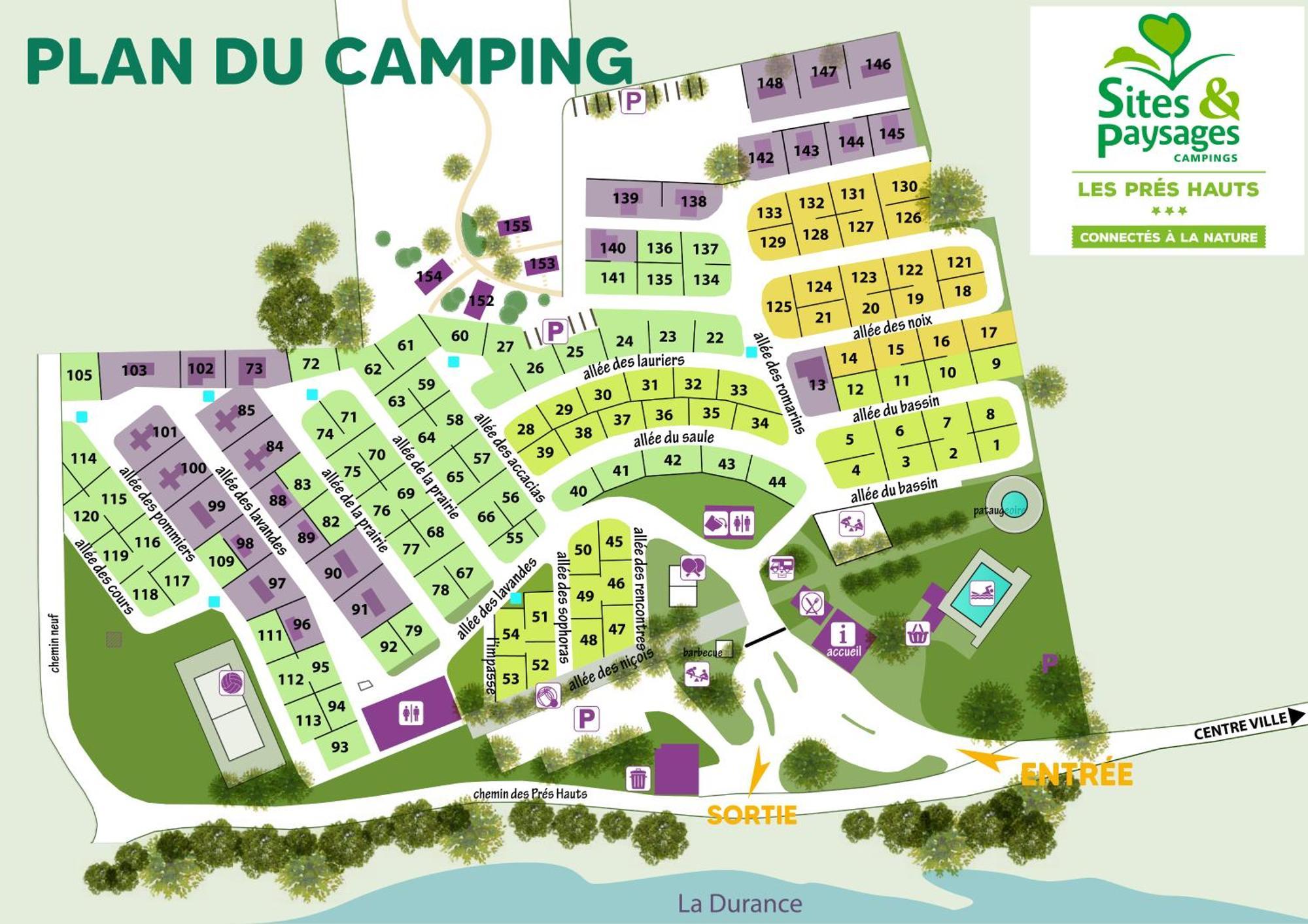 Camping Sites Et Paysages Les Pres Hauts Sisteron Kültér fotó